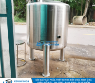 Gia công đánh bóng bồn ép chuẩn xác, thẩm mỹ tại INOX HOÀN TIẾN